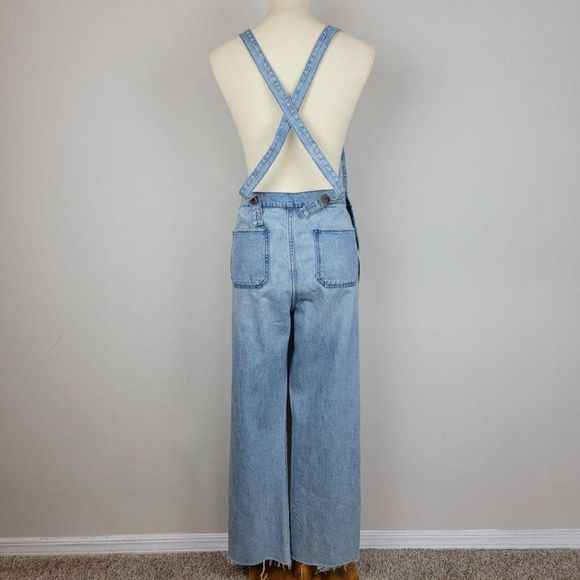 Joe's Captivate The Wide Leg High Rise Overall Jea - Picture 7 of 16